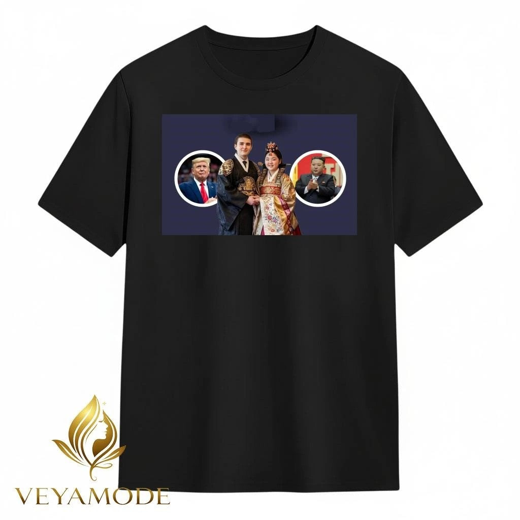 Barron Trump marriage Kim Ju Ae Donald Trump tee