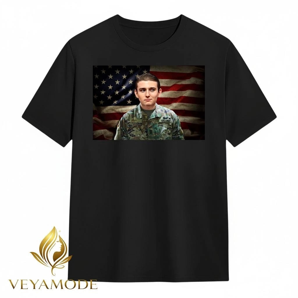 Barron Trump military service tee