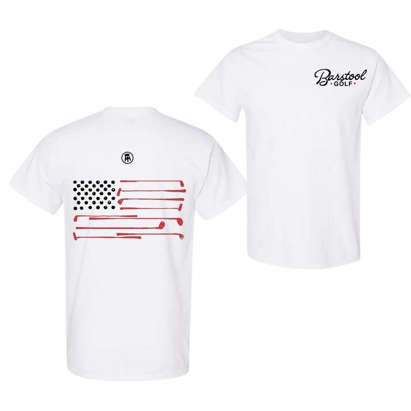 Barstool Golf Flag Pocket 2 Sided Tshirt, Gift For Men, Gift For Women, Full Color, Full Size Classic Cotton Hoodie,...