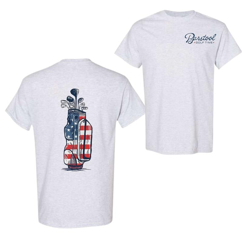 Barstool Golf Flag T-shirt, Gender-neutral Fashion Styles For Men And Women, Different Shades, Full Size Spectrum, Fashion Essentials For Active Lifestyles, Pick Your Desired Look