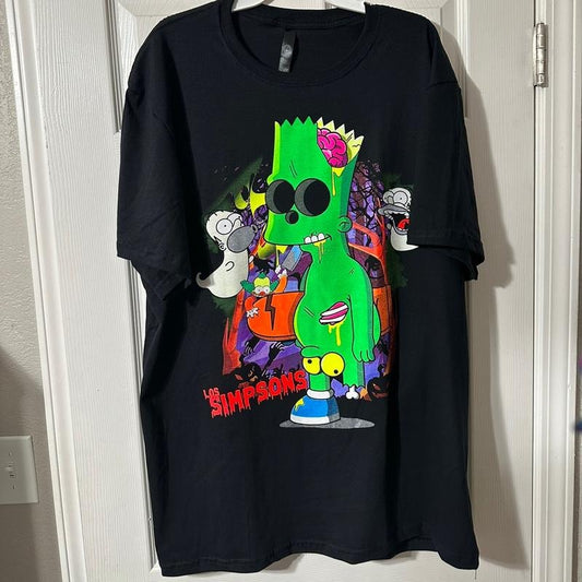 Bart fosforescente en la obscuridad. Size xxl  Cotton