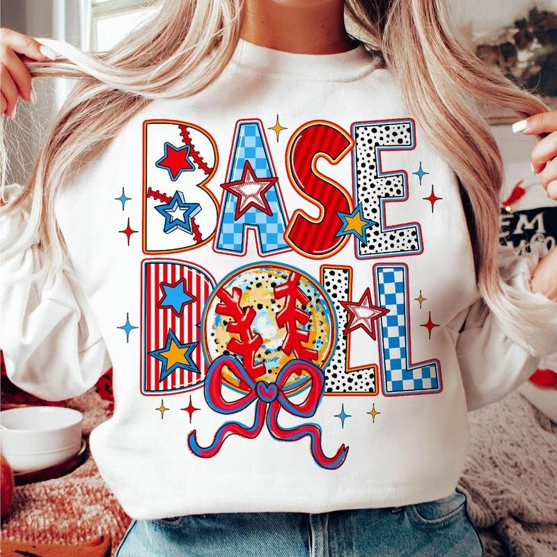 Baseball Coquette Shirt, Brushstroke Baseball Coquette Shirt, Game Day Baseball Shirt, Baseball Bow Shirt, Baseball Mama Shirt, Retro Baseball Mom Shirt