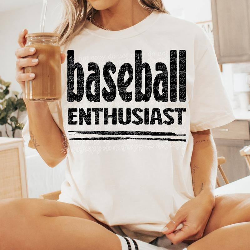 Baseball Enthusiast DTF Transfers - THIS IS NOT A SHIRT
