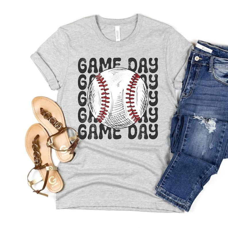 Baseball Game Day Shirt, Baseball Mama, Game Day Baseball Tshirt Hoodie, Sweatshirt | DripVista.com