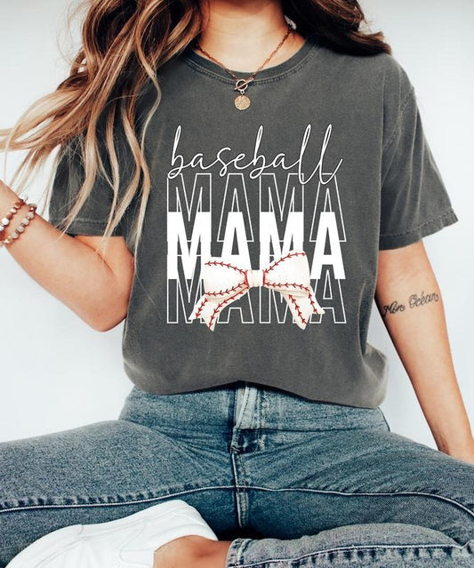Baseball Mama Shirt - Coquette Mom Shirt, Baseball Mom Shirt, Mothers Day Keepsake, Unique Mothers Day Gift, mom birthday gift