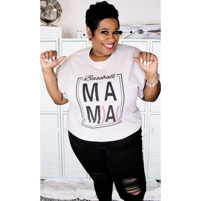 Baseball Mama T-Shirt Hoodie, Sweatshirt | DripVista.com
