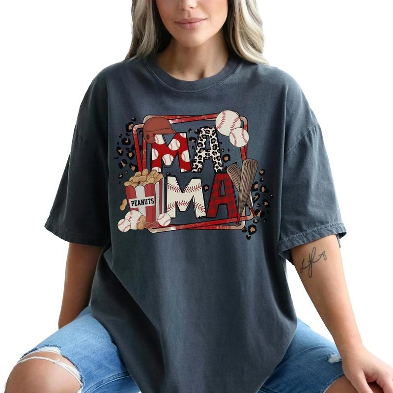 Baseball Mama T Shirt, Family Baseball Tee, Sports Mom's, Baseball Mama Shirt, Unisex T-Shirt, Mommy Mama From Daughter...