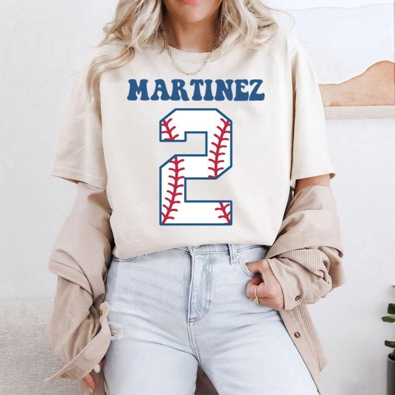 Baseball Mom Shirt, In My Baseball Mom Era Shirt, Sports Mom Shirt, Game Day, Baseball Name and Number Shirt, Baseball Tee, Mom Shirt 2