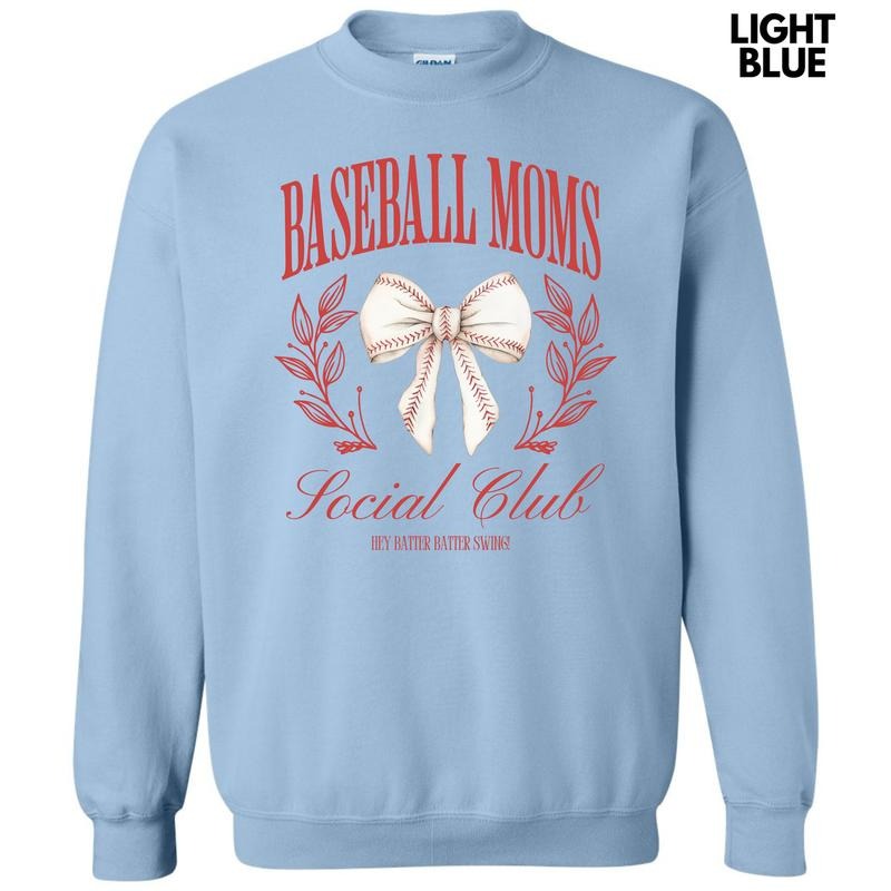 Baseball Moms Social Club Sweatshirt 'NLB' T-Shirts, Hoodie | DripVista.com
