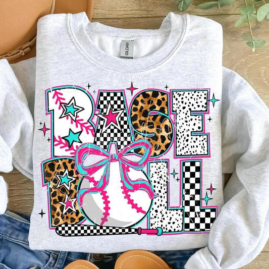 Baseball Multi-Print DTF Transfers - THIS IS NOT A SHIRT