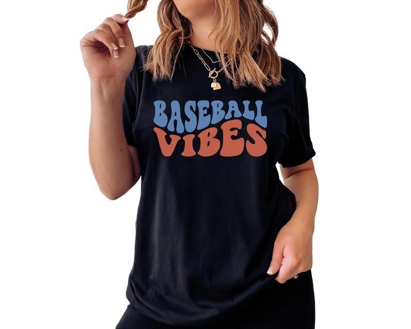 Baseball Vibes Shirt, Play Ball Shirt, Baseball Mama, Game Day Shirt, Baseball Game Shirt, Gifts For Baseball Fan, Baseball Gifts For Men Women, Short Sleeve Tee Shirt, Gift For Birthday Christmas Fit Top