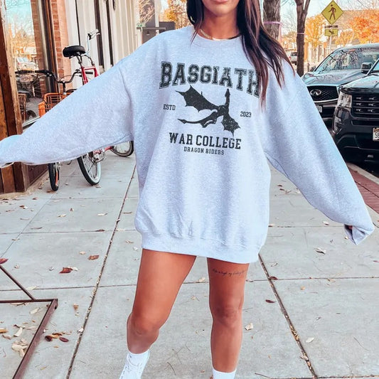 Basgiath War College Bookish Sweatshirt, Fourth Wing Sweatshirt, Violet Sorrengail, Xaden Riorson, Riders Quadrant, Fantasy Reader Gift