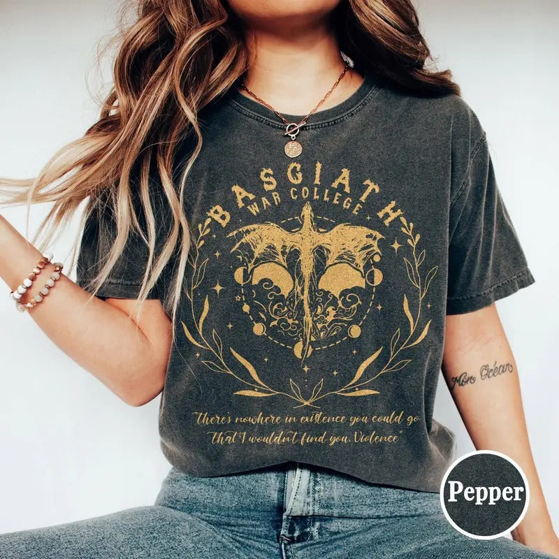 Basgiath War College Shirt, Fly Or Die, Fourth Wing Riders Quadrant Shirt, Fourth Wing Shirt, Violet Sorengail, Bookish Shirt, fourth wing merch