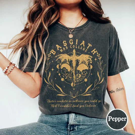 Basgiath War College Shirt, Fly Or Die, Fourth Wing Riders Quadrant Shirt, Fourth Wing Shirt, Violet Sorengail, Bookish Shirt, fourth wing merch