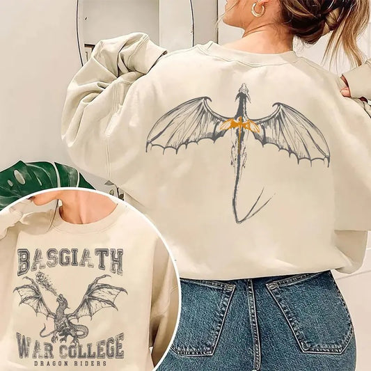 Basgiath War College Shirt, Fourth Wing Comfort colors Shirt, Dragon Rider Shirt, Rebecca Yoros, Fourth Wing, Violet Sorrengail Top Womenswear Streetwear Tshirt