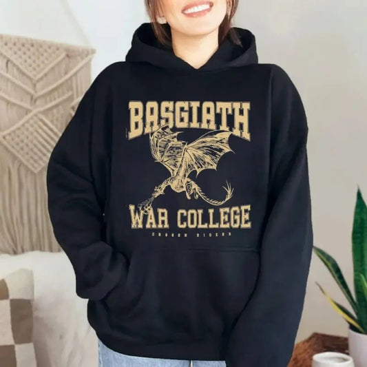 Basgiath War College Shirt, Fourth Wing Sweatshirt, Dragon Rider Hoodie, Rebecca Yoros, Fourth Wing, Violet Sorrengail, Unisex Sweater Pullover Tee