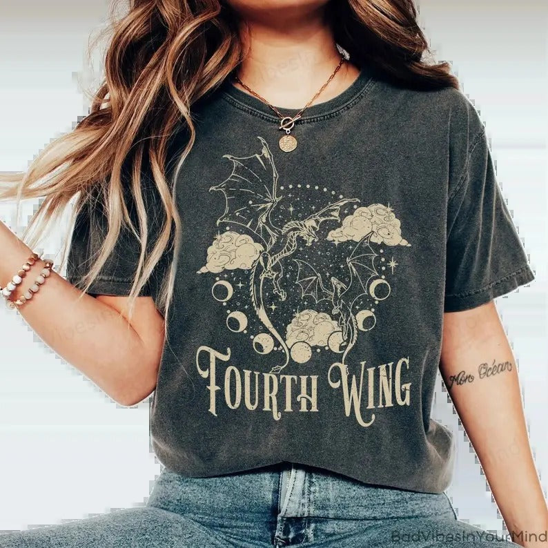 Basgiath War College Shirts, Fourth Wing Dragon Rider Shirt, throne of glass book merch, Rebecca Yoros Shirt