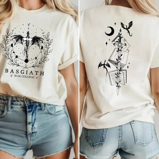 Basgiath War College Sweater,Fourth Wing Sweater,Dragon Rider Violet Sorrengail,Bookish The Empyrean Series,Rider Quadrant, Fantasy, Unisex Tee