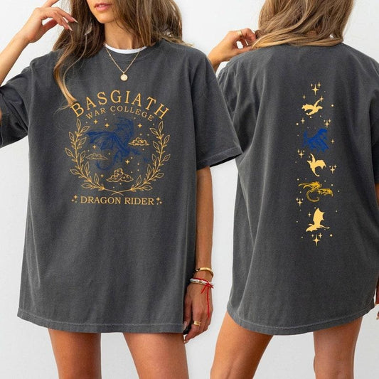 Basgiath War College T-shirt, Fourth Wing Shirt, Dragon Rider Tshirt