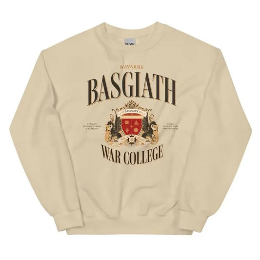 Basgiath War College Vintage Style Sweatshirt Cotton Fabric