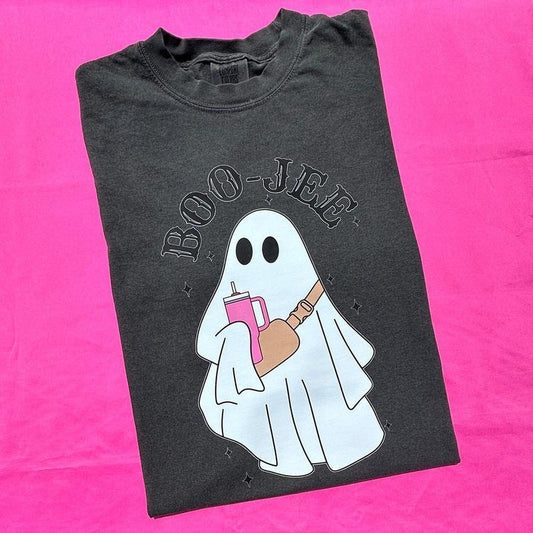 Basic BOO-JEE Ghost Comfort Colors T-Shirt