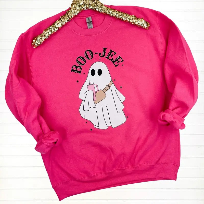 Basic BOO-JEE Ghost Sweatshirt