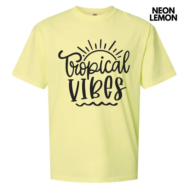 Basic Tropical Vibes Comfort Colors T-Shirt 'NLB'