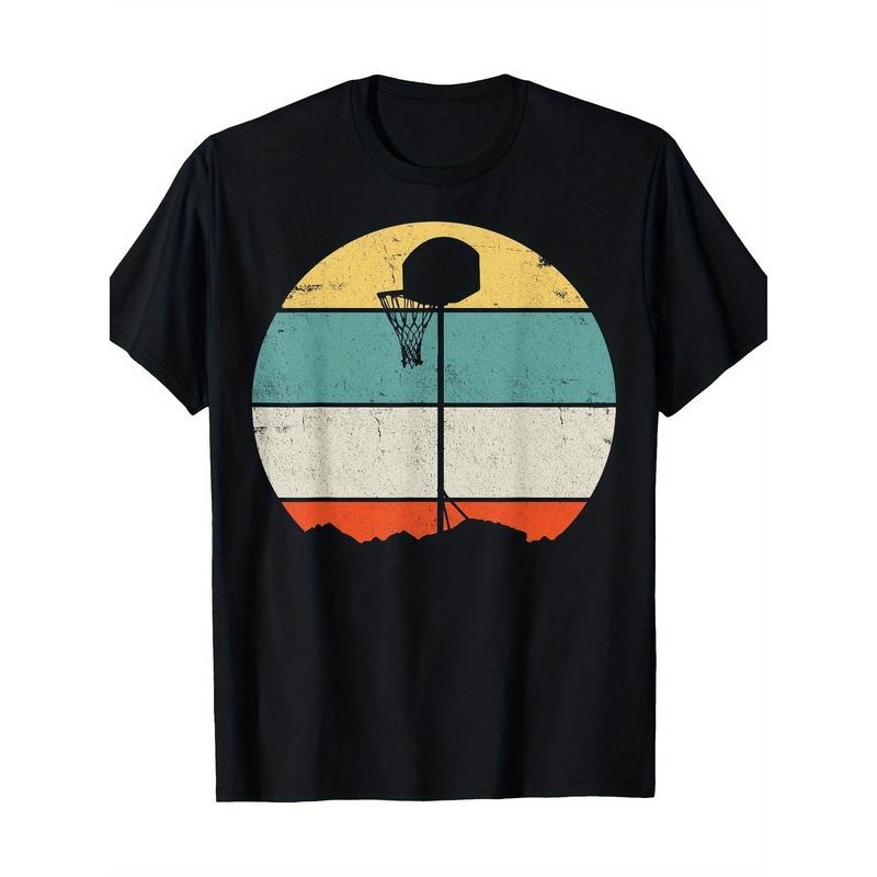 Basketball T-shirt black 100% cotton Made in USA Hoodie, Sweatshirt | DripVista.com