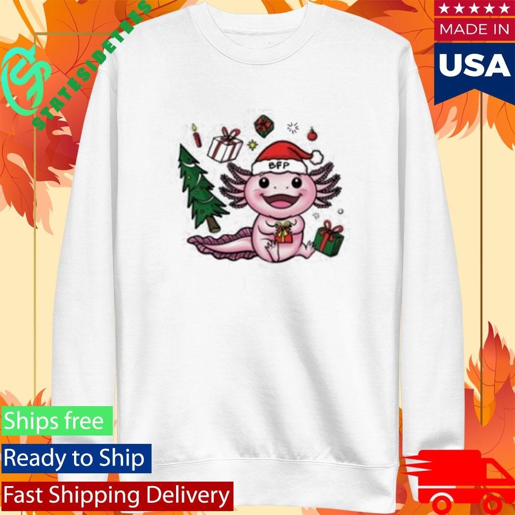 Bass Fishing Productions Axolotl Holiday Shirt