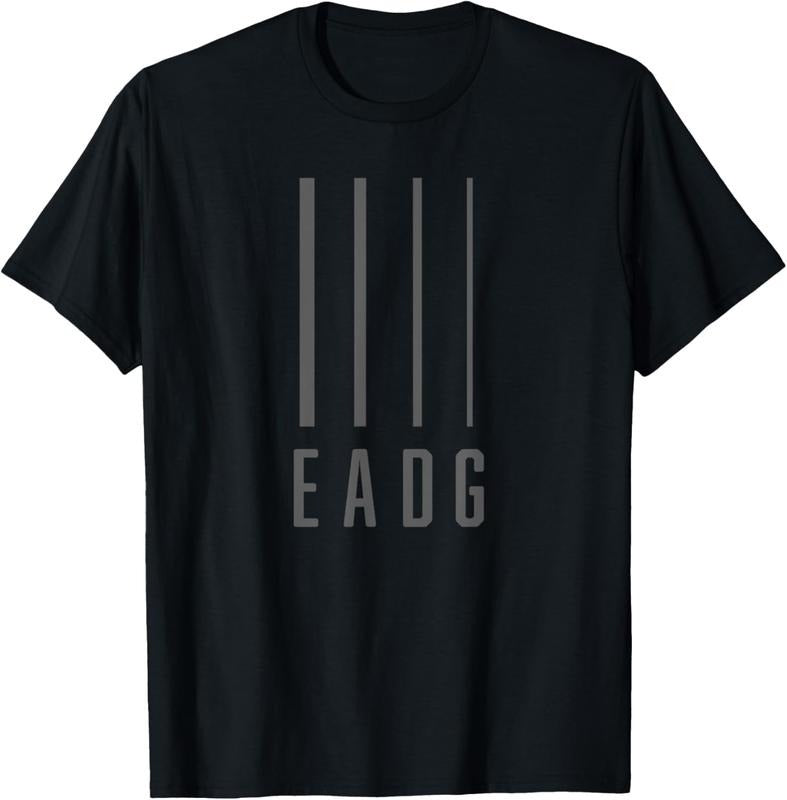 100% Cotton Bass Guitarist / Bass Player Gift - EADG 4 String T-Shirt Hoodie, Sweatshirt | DripVista.com