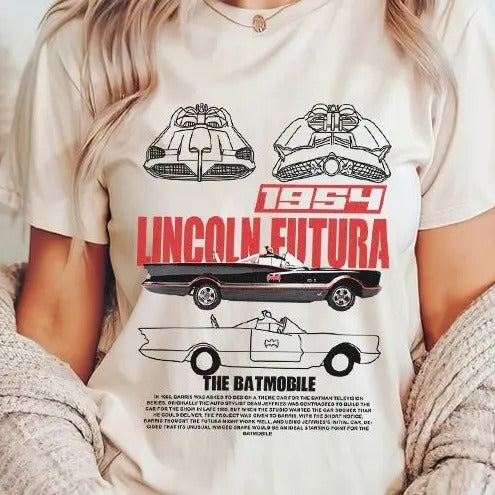 Batman The Movie Car Specifications Shirt, Hollywood Classic Car Shirt