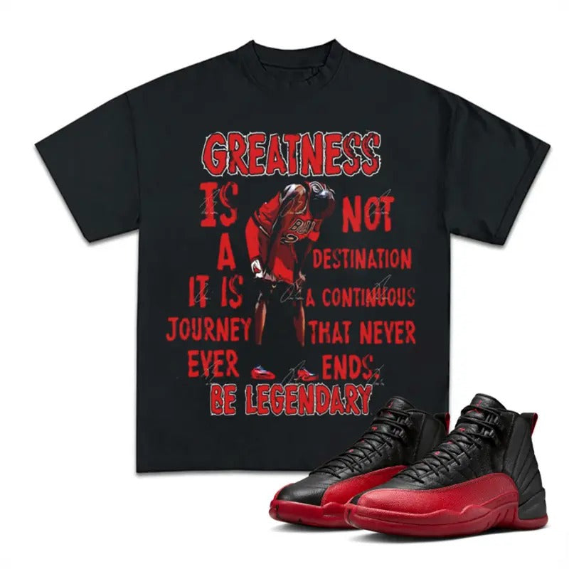 Be Legendary Match 12 Retro Flu Game Outfits, Fitted Cotton Graphic Tee, Must-Have Y2K, Streetwear Menswear Hoodie,...