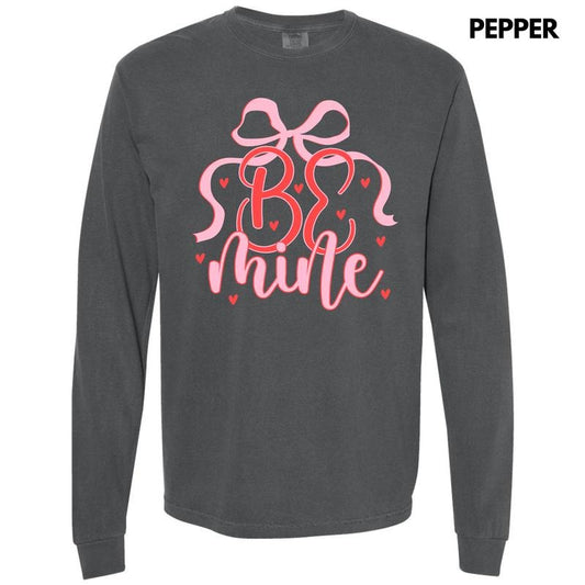 Be Mine Coquette Long Sleeve Comfort Colors T-Shirt 'NLB'