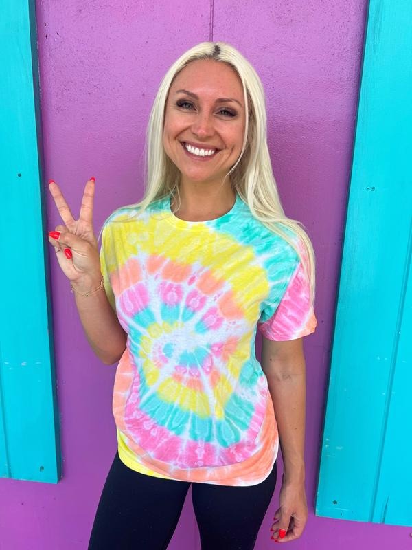 Be The Sunshine Sour Patch Tie-Dye Tee Hoodie, Sweatshirt | DripVista.com
