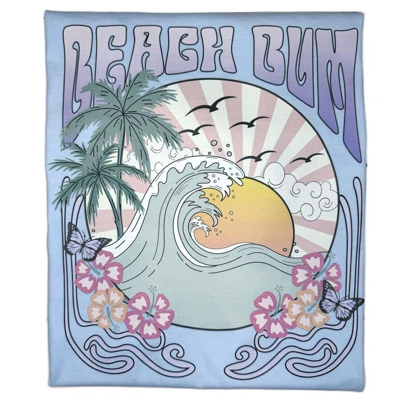Beach Bum Graphic Tee, Summer Graphic Tee, Beach Bum T-Shirt Hoodie, Sweatshirt | DripVista.com