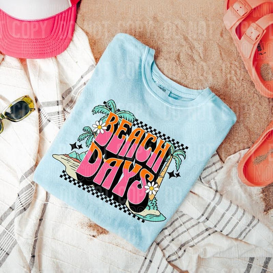 Beach Days DTF Transfers - THIS IS NOT A SHIRT
