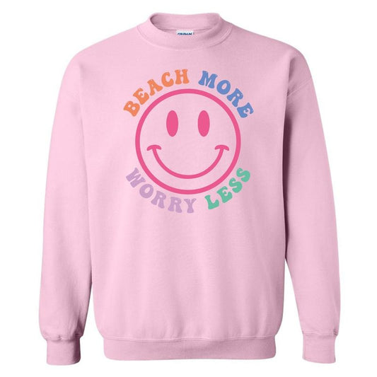 Beach More Worry Less Sweatshirt 'NLB'