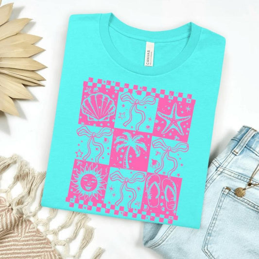Beach Square Graphic Tee | Cruise Shirt, Vacation Vibes