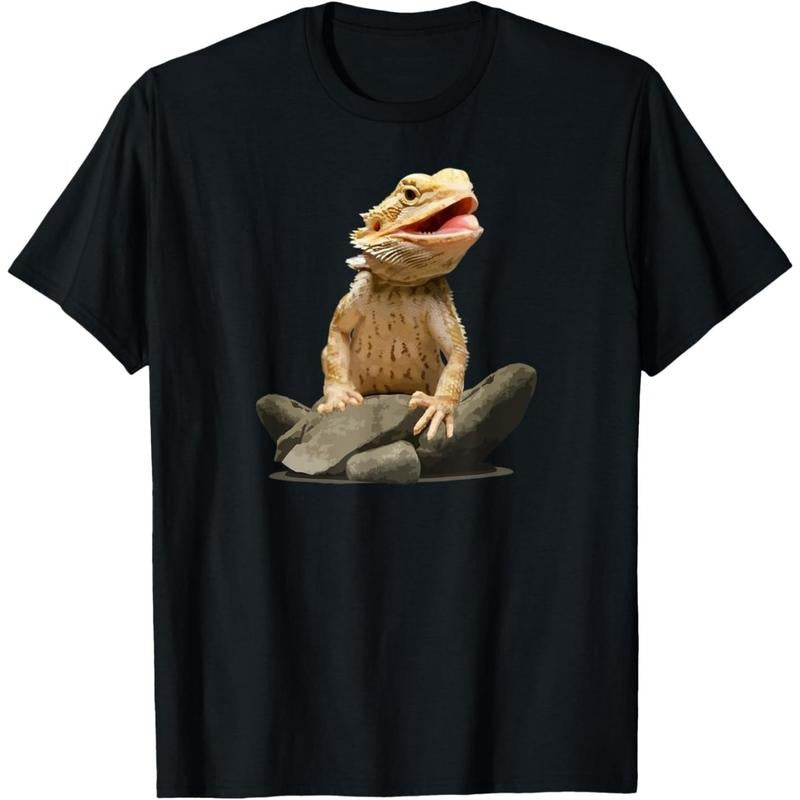 Bearded Dragon Shirt Youth Gecko Lizard Animal T-Shirt made in usa Hoodie, Sweatshirt | DripVista.com