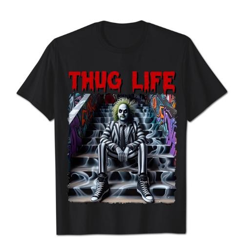 Beet_le_juice Halloween T-Shirt, Halloween Horor Characters T-Shirt, Retro Halloween T-Shirt, Horor Halloween T-Shirt, Gift For Fan, Gift For Her, Gift For Him Fabric Fit Top Womenswear