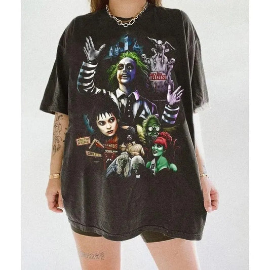 Beetlejuice Shirt, Horror Movie Shirt, Beetlejuice 1988 Movie T-Shirt, Vintage Halloween Movie Shirt, Beetlejuice Gift, Halloween Party, Gift for Women and Men