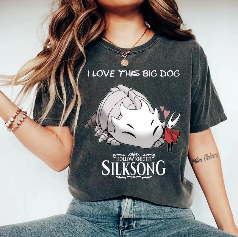 Bell Beast Hollow Knight Shirt Indie Game Short Sleeve Casual Streetwear Style Gift for Fans