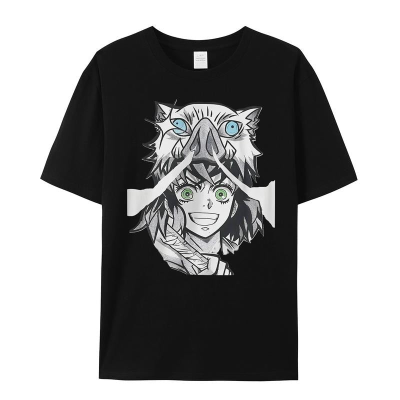 Bella+Canvas, Anime Breathing styles Breathing styles Inosuke Hashibira Monster Breath Unisex Tee, Manga Fan Gift Shirt,...