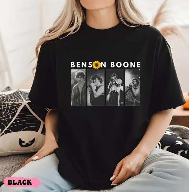 Benson Boone 2025 Tour Tee - Unisex Beautiful Things Fan Merch - Shop Now! Cotton Fabric Hoodie, Sweatshirt | DripVista.com