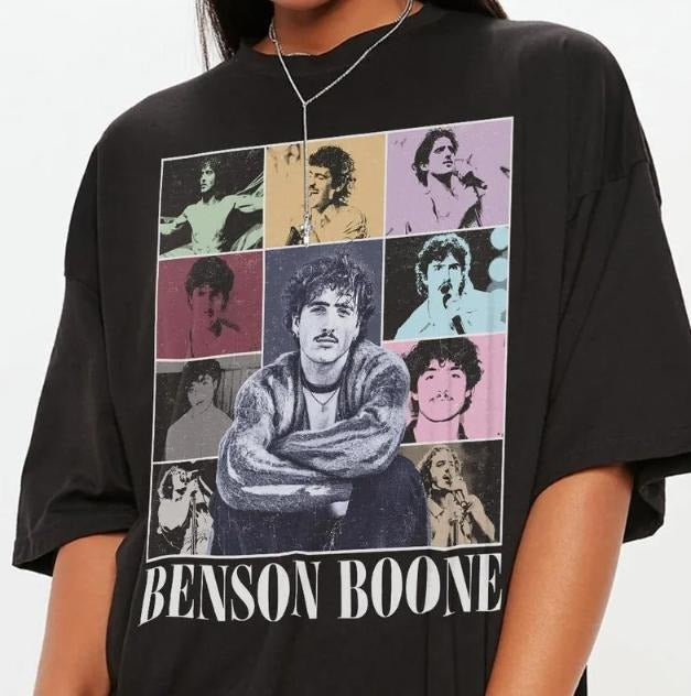 Benson Boone Tour Vintage Shirt, Gift For Fan Unisex Cotton Fabric Hoodie, Sweatshirt | DripVista.com