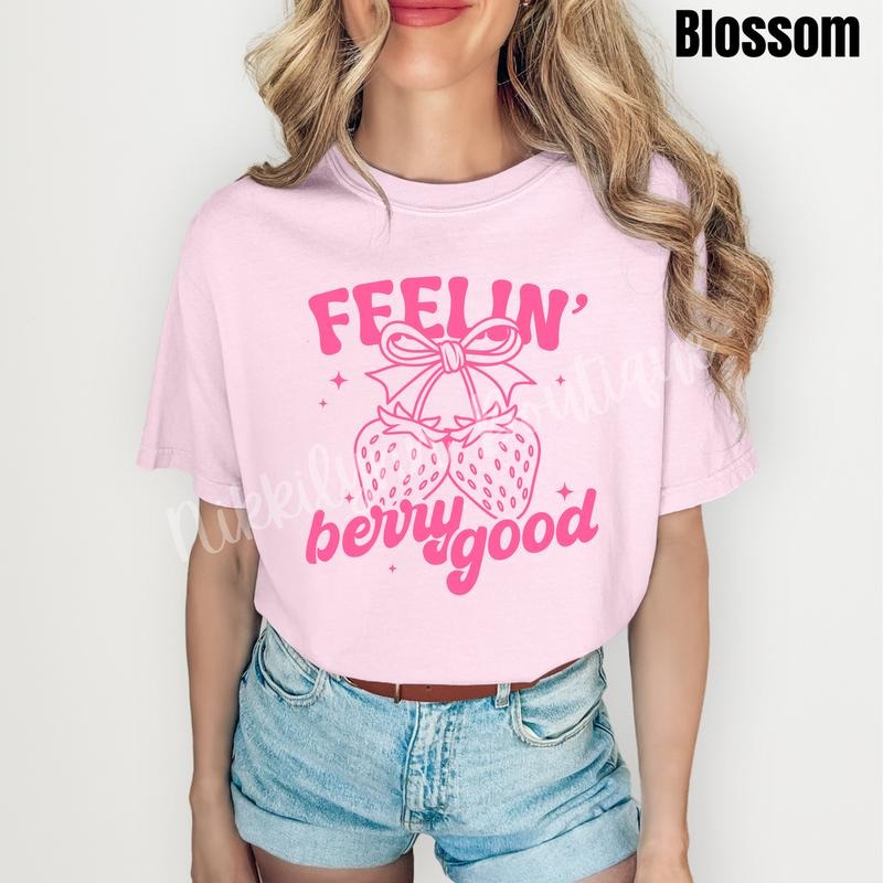 Berry Good Feelin Comfort Colors T-Shirt 'NLB' Hoodie, Sweatshirt | DripVista.com