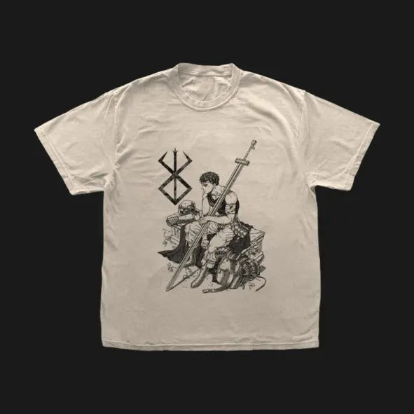 Berserk Guts Vintage T-Shirt, Berserk Shirt, Berserk Merch, Berserk Shirt, Anime Manga Shirt, Anime Graphic Tee, Y2k,...
