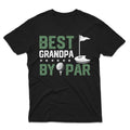 Best Grandpa By Par TNF'WB shield Day Golf Grandad Golfing Gift T-Shirt