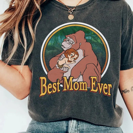 Best Mom Ever Tarzan T-shirt Kala Mom Mother's Day Gift Ideas Shirt Gift For Mama Matching Tee land Family Vacation Trip