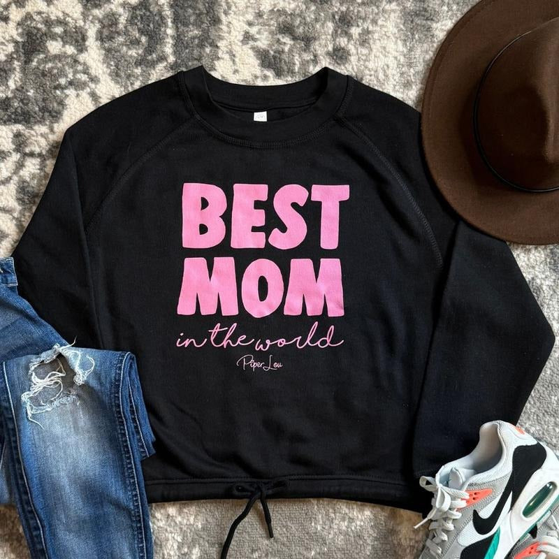 Best Mom In The World Color Premium Boxy Sweatshirt T-Shirts, Hoodie | DripVista.com